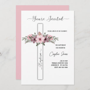 doop uitnodigen bedankkaart