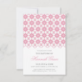 Doop Uitnodiging - Baby Meisje Custom Uitnodiging (Voorkant)