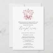 Doop Uitnodigingen Godsdienstige Godouders Naam (Voorkant)