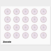 Doop van Anna's kolibries Ronde Sticker (Vel)