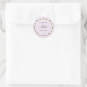 Doop van Anna's kolibries Ronde Sticker (Tas)