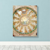 Doop van Christus 2 Canvas Afdruk (Insitu (Houten vloer))