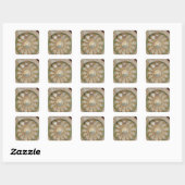 Doop van Christus 2 Vierkante Sticker (Vel)