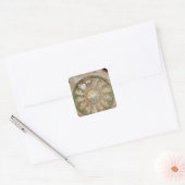 Doop van Christus 2 Vierkante Sticker (Envelop)