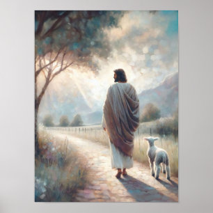 Doop van Christus, Christelijke Kunst, Jezus Chris Poster