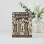 Doop van Christus - standbeeld uit Florence Briefkaart (Staand voorkant)