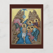 Doop van Christusgebed Kaart (Voorkant)