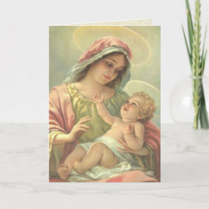 DOOP VAN EEN JONGEN Maagd Maria met het Heilige Ki Kaart