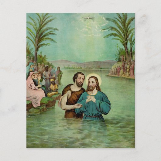 Doop van Jezus Christus Flyer (Voorkant)