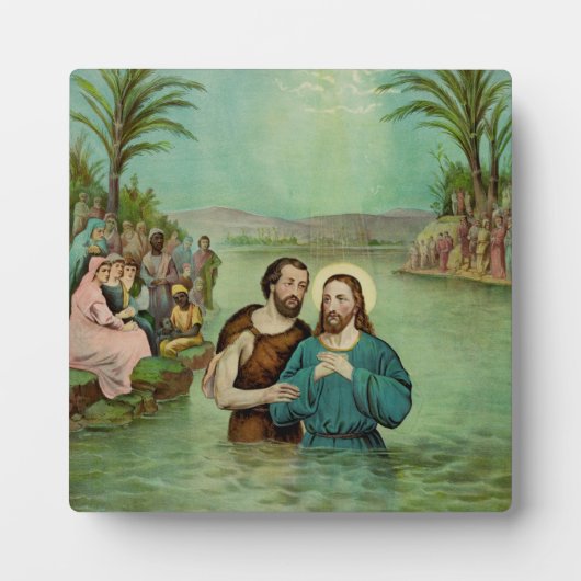 Doop van Jezus Christus Fotoplaat (Voorkant)