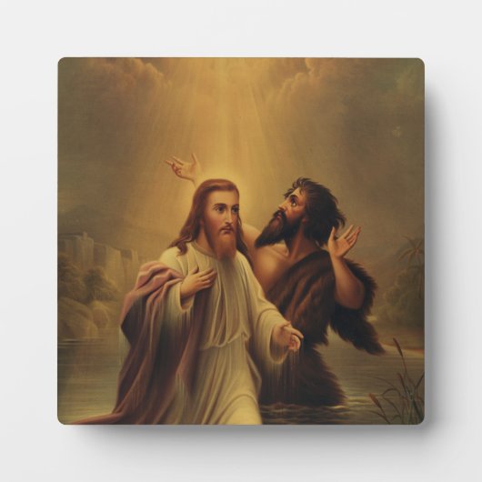 Doop van Jezus Christus Fotoplaat (Voorkant)