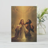 Doop van Jezus Christus Kaart (Staand voorkant)