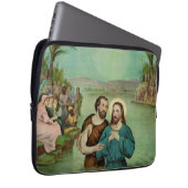 Doop van Jezus Christus Laptop Sleeve (Voorkant Rechts)