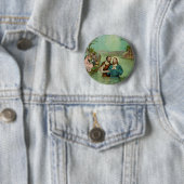 Doop van Jezus Christus Ronde Button 5,7 Cm (In situ)