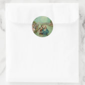 Doop van Jezus Christus Ronde Sticker (Tas)