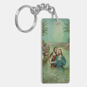 Doop van Jezus Christus Sleutelhanger (Voorkant Links)