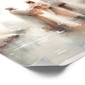 Doop van Jezus, digitale druk, Waterverf Jezus Poster (Hoek)