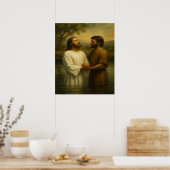 Doop van Jezus™ LDS Wall Art Print (Keuken)