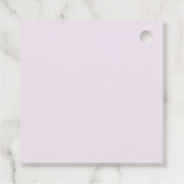 Doop van kolibrie bedankjes labels (Achterkant)