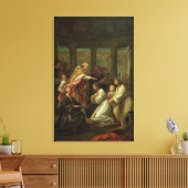 Doop van St. Augustine Canvas Afdruk (Insitu (Woonkamer))