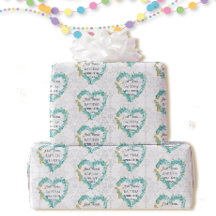 Doop Voeg naam & datum Cross Dove Vergeet me notit