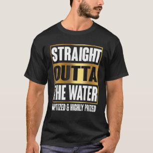 Doop Volwassenen Kinderen Grappige Outta Water T-s T-shirt