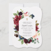 Doop voor haar eenvoudige Waterverf bloemenkruis Kaart (Voorkant)