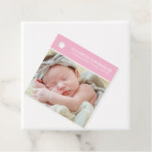 Doop voor haar | Moderne eenvoudige aangepaste fot Bedankjes Labels (In situ)