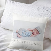 Doop Voor Hem Modern Minimalistisch Aangepaste Fot Kussen