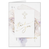 Doop waterverf bedankje (Voorkant)