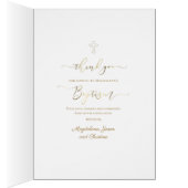 Doop waterverf bedankje (Binnen (Rechts))