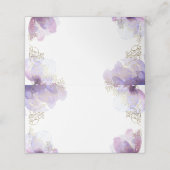 Doop waterverf plaatskaartje (Buitenkant ongevouwen)