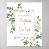 Doop welkomstbord in het Spaans Poster (Voorkant)