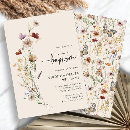 Doop Wildbloemen Kaart