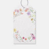 Doop wilde bloemen cadeau labels cadeaulabel (Achterkant)