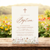 Doop Wildflower Script Neutraal Beige