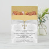 Doop Zilveren Rozen met foto Kaart (Staand voorkant)