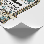 Doopcertificaat Stijl Jezus Doop Cert Cadeaupapier (Hoek)