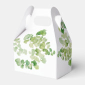 doopdoop jongetje meisje Waterverf groen Bedankdoosjes (Achterkant)