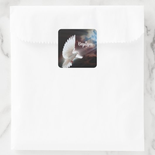 Doopduif Sticker (Tas)