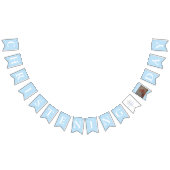 Doopend Zilver Kruis Blauw Wit Foto Vlaggetjes (Alle)