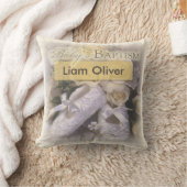 Doopfeest Baby Neutraal, Aanpasbare Naam, Liam Kussen (Deken)