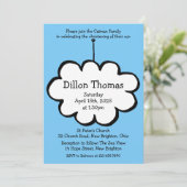 Doopfeest uitnodiging (Staand voorkant)