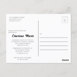 Doopfeest voor doopsel Post Kaart