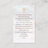 Doopfoto Keepsake Prayer Kaart Contactkaartje (Achterkant)