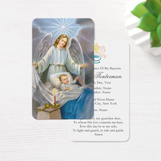doopgebed | Beschermengel Beste Visitekaartje (Bureau)