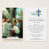 doopgebed | Bij het lettertype Visitekaartje (Voorkant /achterkant)