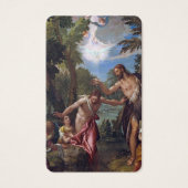 doopgebed | De doop van Christus Visitekaartje (Voorkant)