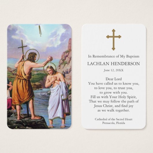 doopgebed | Doop aan de Jordaan Visitekaartje (Voorkant /achterkant)