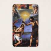 doopgebed | Doop van Christus 2 Visitekaartje (Voorkant)